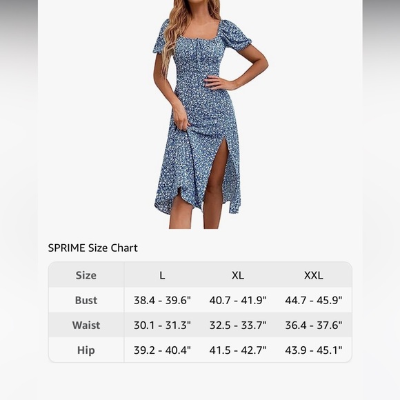 SPRIME Women's Floral Dress - Picture 5 of 8